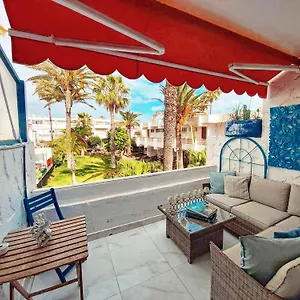 Canarian Blue Tropical Garden View & Pool Apartament Costa Del Silencio